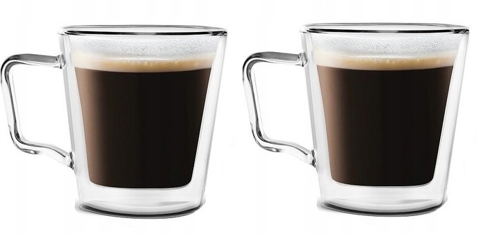 Szklanki termiczne 250ml z uchem Vialli Design 2szt - obrazek 3