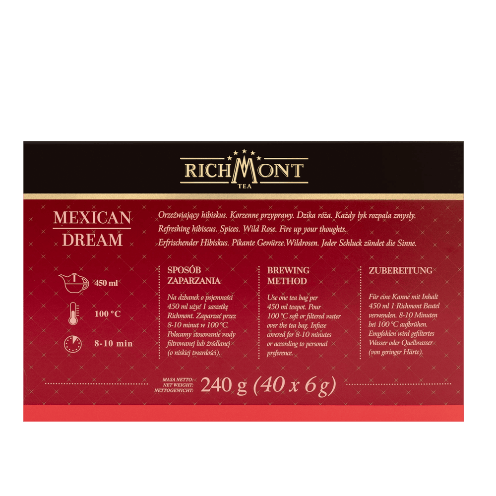 Herbata Richmont Mexican Dream 40 saszetek - obrazek 5