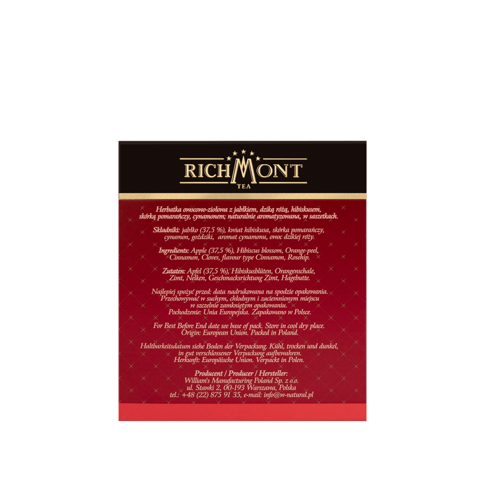 Herbata Richmont Mexican Dream 40 saszetek - obrazek 4