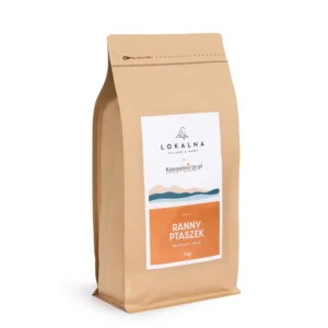 Kawa ziarnista Lokalna Ranny Ptaszek 1 kg – energetyczna, czekoladowo-orzechowa
