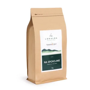 Kawa ziarnista Lokalna Na Spokojnie 1 kg – łagodna, karmelowo-orzechowa