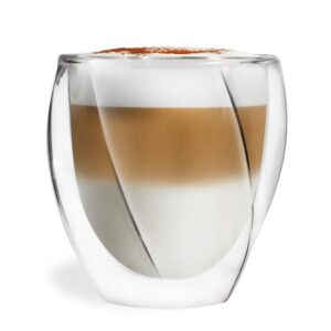 Szklanki termiczne 250ml do latte macchiato Vialli Design 2szt