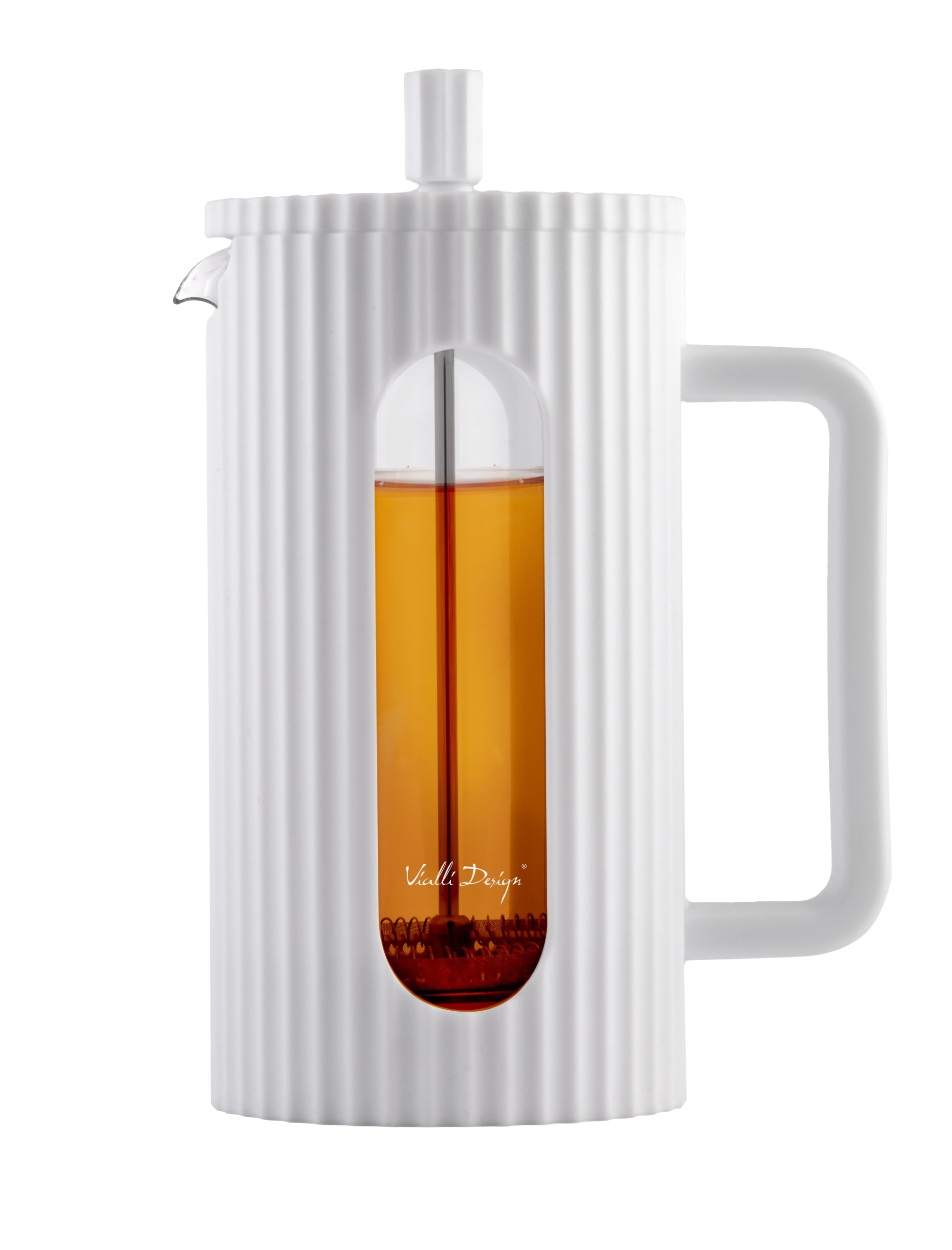 Zaparzacz do kawy i herbaty Biały Livio 1000 ml