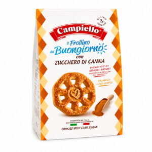 Włoskie ciastka z cukrem trzcinowym Campiello del Buongiorno 350 g