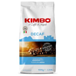 Kawa Ziarnista KIMBO Espresso Decaffeinato 1kg - Bezkofeinowa