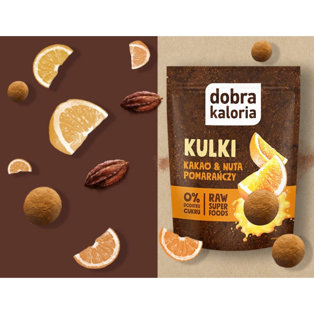 Kulki kakao & nuta pomarańczy Dobra Kaloria - obrazek 2