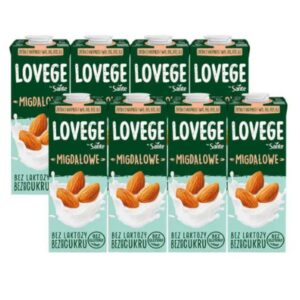 Napój Sante Lovege Migdałowe Bez Dodatku Cukru 1l (8szt)