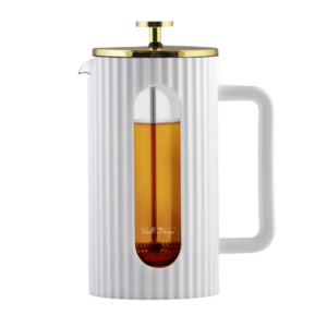 Zaparzacz do kawy i herbaty Złoto-Biały Livio 1000 ml