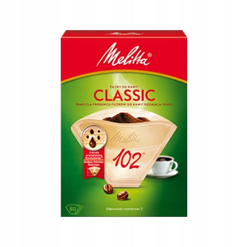 Filtry papierowe MELITTA® Classic 102 – 80szt